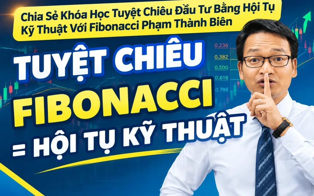 Khóa Học Tuyệt Chiêu Đầu Tư Bằng Hội Tụ Kỹ Thuật Với Fibonacci Phạm Thành Biên