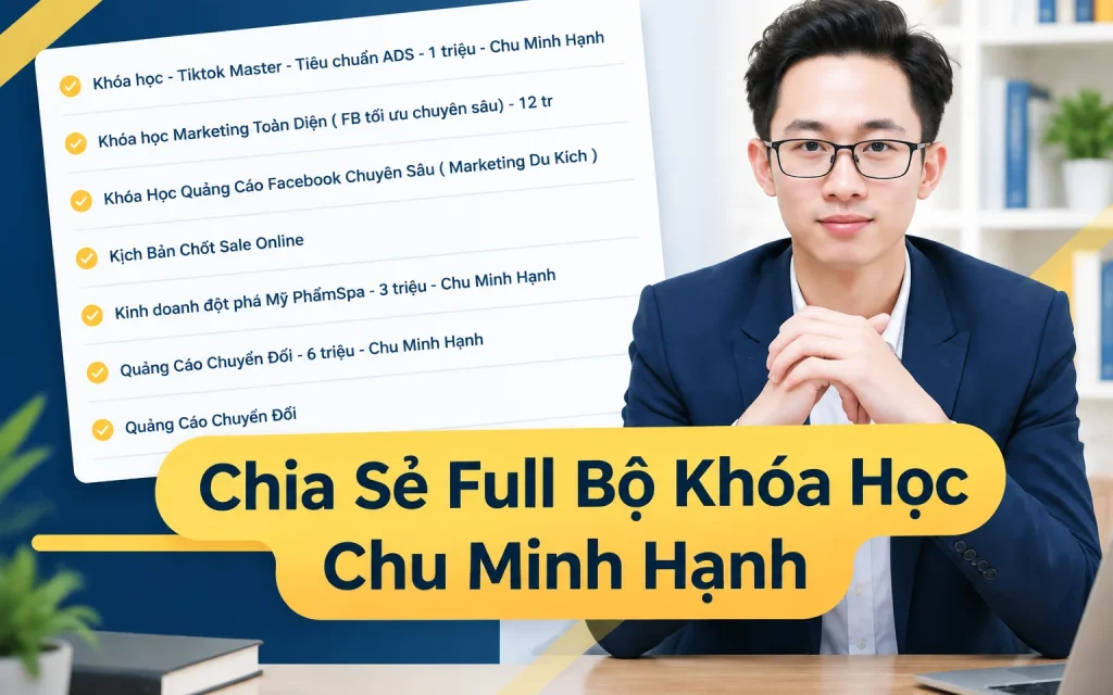 Share Full Bộ Khóa Học Chu Minh Hạnh