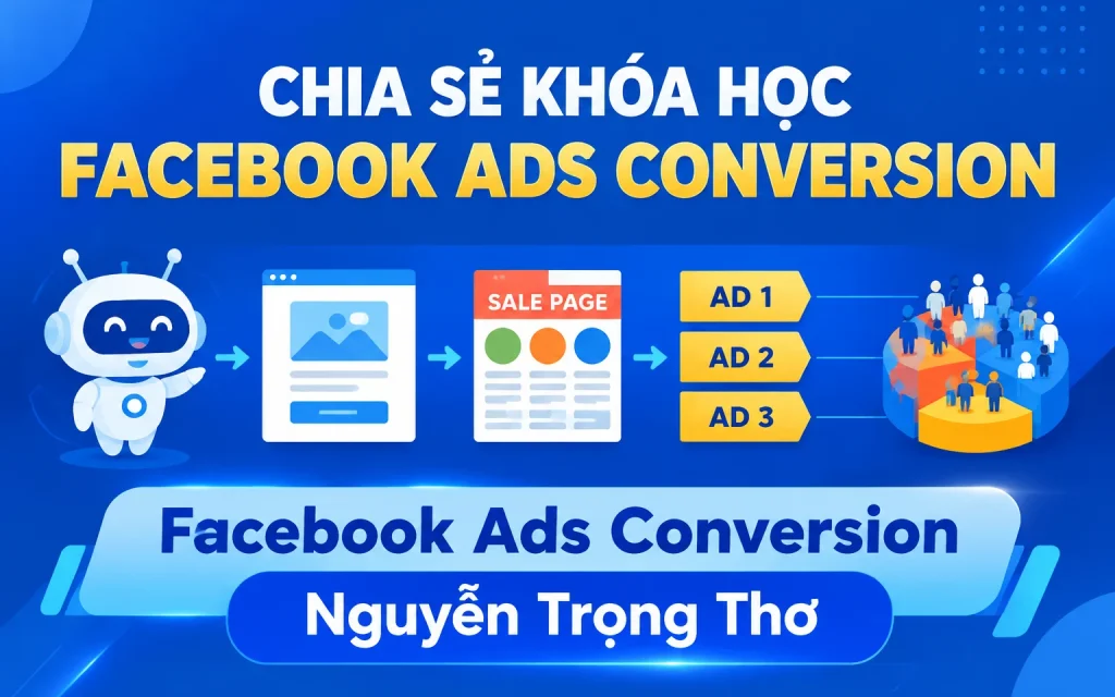 Share Khóa Học FACEBOOK ADS CONVERSION Nguyễn Trọng Thơ