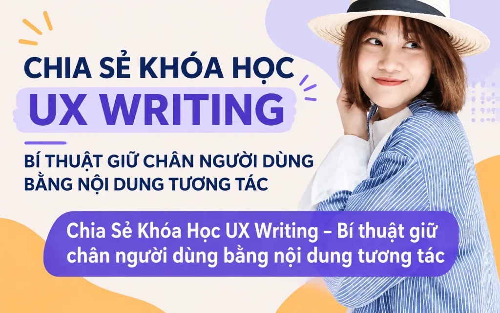 Khóa Học UX Writing – Bí thuật giữ chân người dùng bằng nội dung tương tác