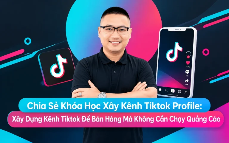Khóa Học Xây Kênh Tiktok Profile: Xây Dựng Kênh Tiktok Để Bán Hàng Mà Không Cần Chạy Quảng Cáo