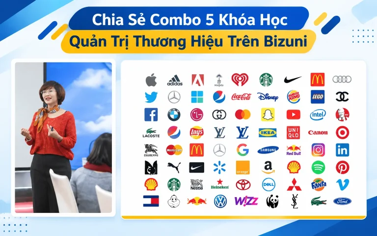 Combo 5 Khóa Học Quản Trị Thương Hiệu Trên Bizuni
