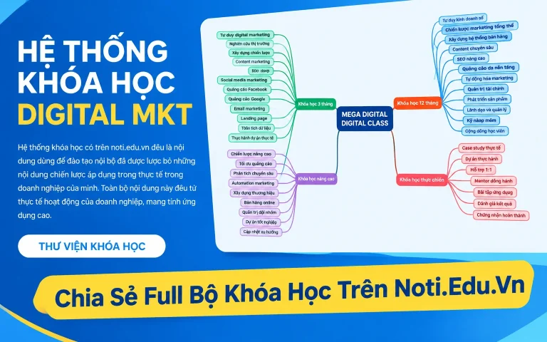 Full Bộ Khóa Học Trên Noti.Edu.Vn