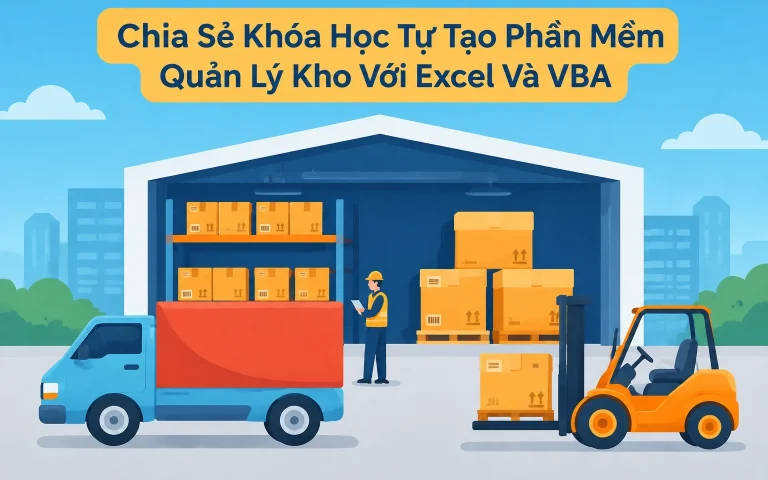 Khóa Học Tự Tạo Phần Mềm Quản Lý Kho Với Excel Và VBA