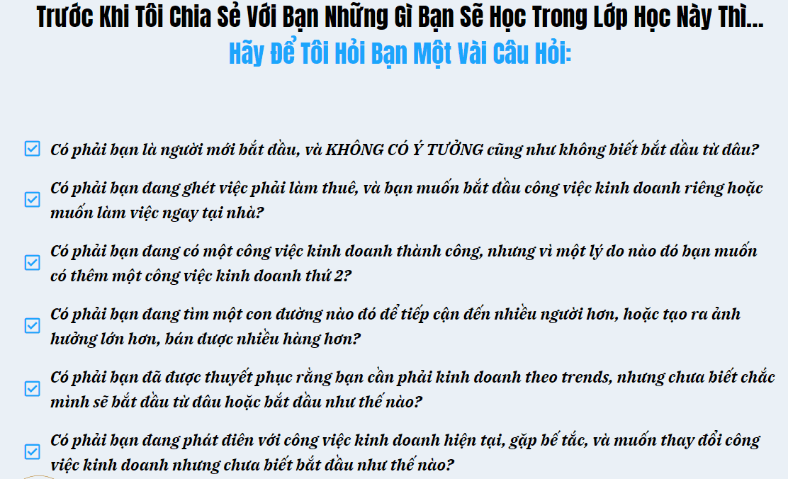 Khóa Học TRENDS BUSINESS MODEL Nguyễn Quang Khải