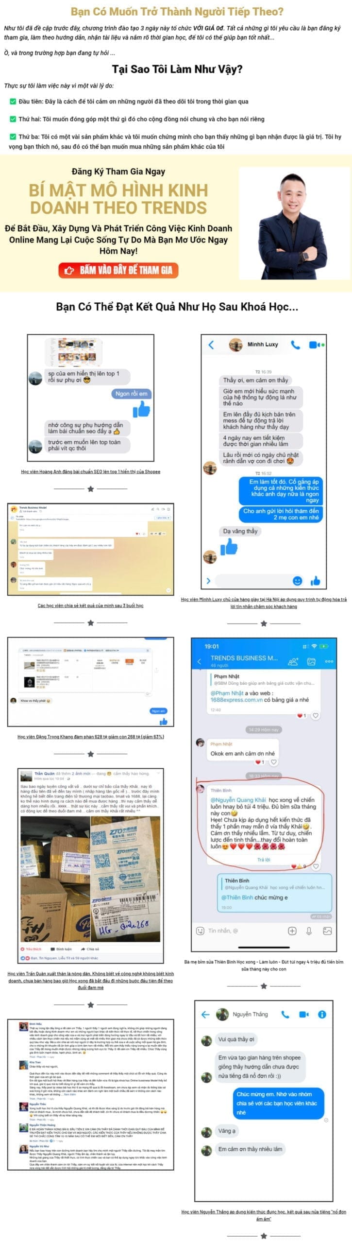 Bí Mật Mô Hình Kinh Doanh Theo Trends Nguyễn Quang Khải