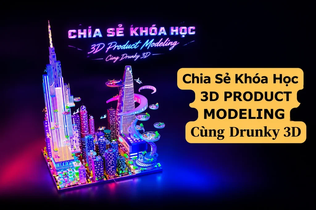 Khóa Học 3D PRODUCT MODELING Cùng Drunky 3D