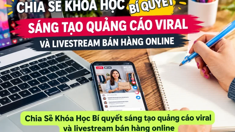 Khóa Học Bí quyết sáng tạo quảng cáo viral và livestream bán hàng online