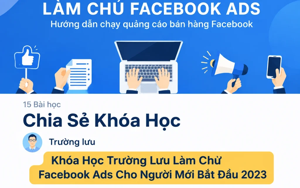 Khóa Học Trường Lưu Làm Chủ Facebook Ads Cho Người Mới Bắt Đầu