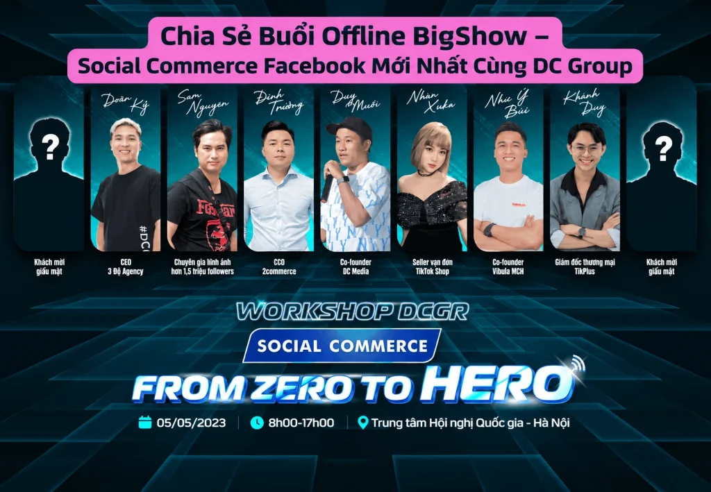 Buổi Offline BigShow – Social Commerce Facebook Mới Nhất Cùng DC Group