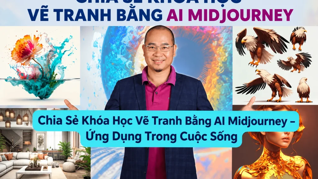 Khóa Học Vẽ Tranh Bằng AI Midjourney – Ứng Dụng Trong Cuộc Sống