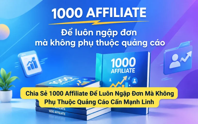 Chia Sẻ 1000 Affiliate Để Luôn Ngập Đơn Mà Không Phụ Thuộc Quảng Cáo Cấn Mạnh Linh