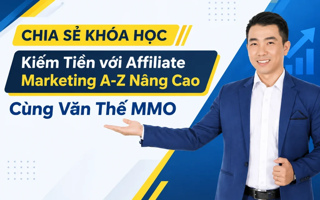 Khóa Học Kiếm Tiền với Affiliate Marketing A-Z Nâng Cao Cùng Văn Thế MMO