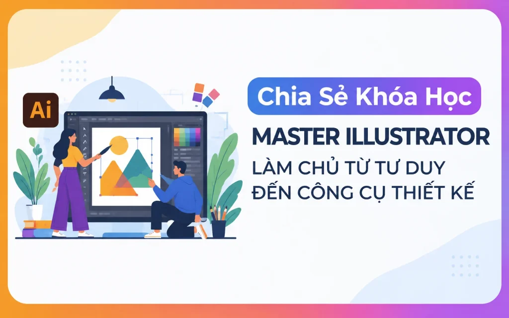 Khóa Học Master Illustrator: làm chủ từ tư duy đến công cụ thiết kế