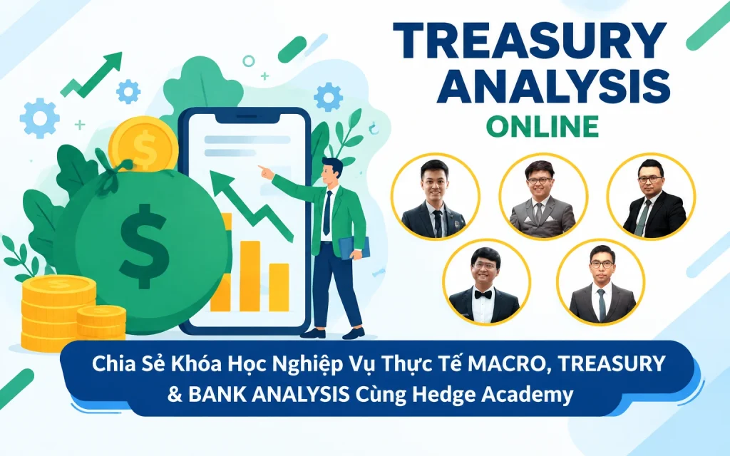Khóa Học Nghiệp Vụ Thực Tế MACRO, TREASURY & BANK ANALYSIS Cùng Hedge Academy