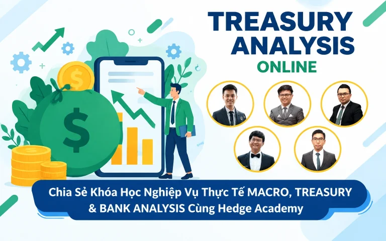 Khóa Học Nghiệp Vụ Thực Tế MACRO, TREASURY & BANK ANALYSIS Cùng Hedge Academy