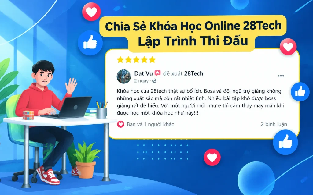 Share Khóa Học 28Tech Lập Trình Thi Đấu
