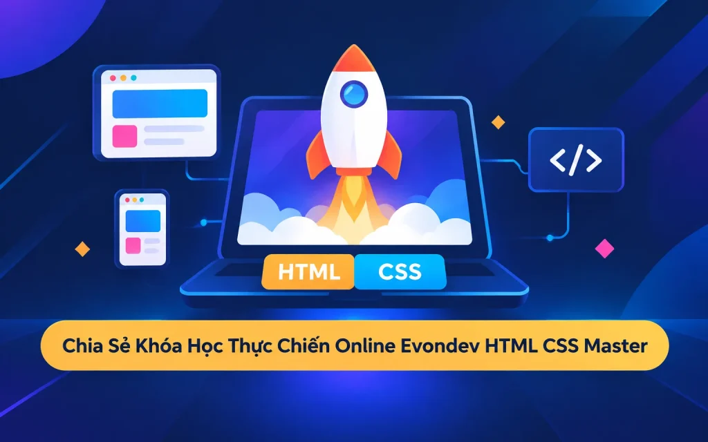 Share Khóa Học Evondev HTML CSS Master Mới nhất
