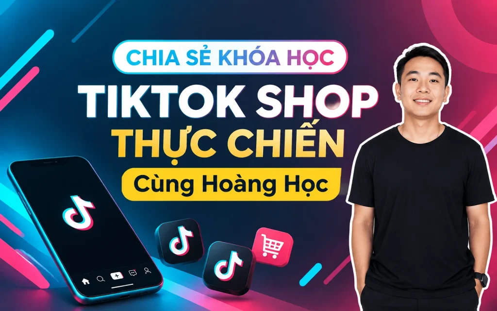 Khóa Học Tiktok Shop Thực Chiến Cùng Hoàng Học