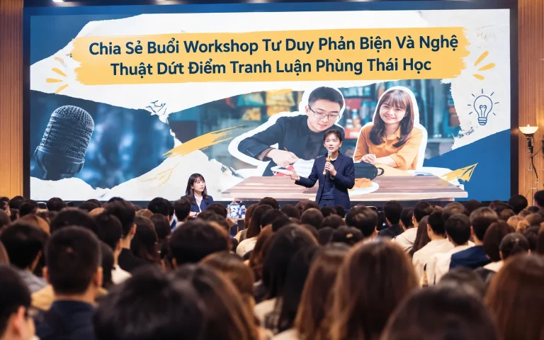 Buổi Workshop Tư Duy Phản Biện Và Nghệ Thuật Dứt Điểm Tranh Luận Phùng Thái Học