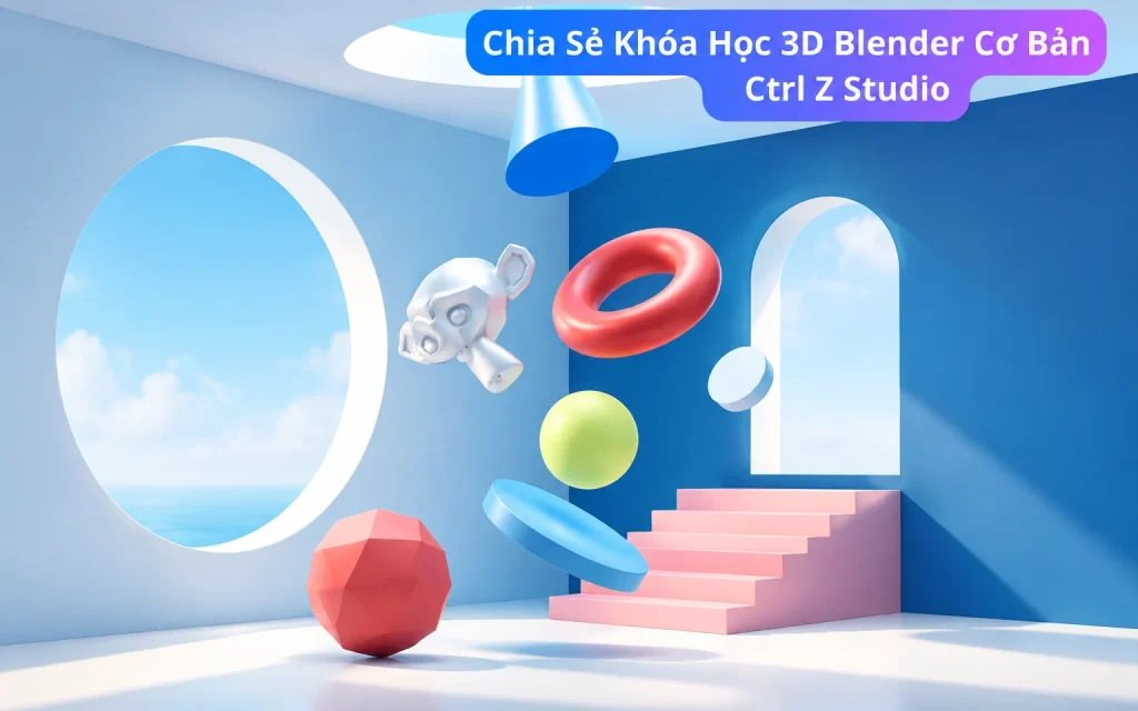 Share Khóa Học 3D Blender Cơ Bản Ctrl Z Studio