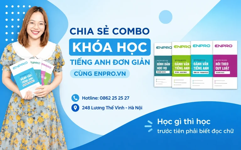 Combo Khóa Học Tiếng Anh Đơn Giản Cùng Enpro.vn