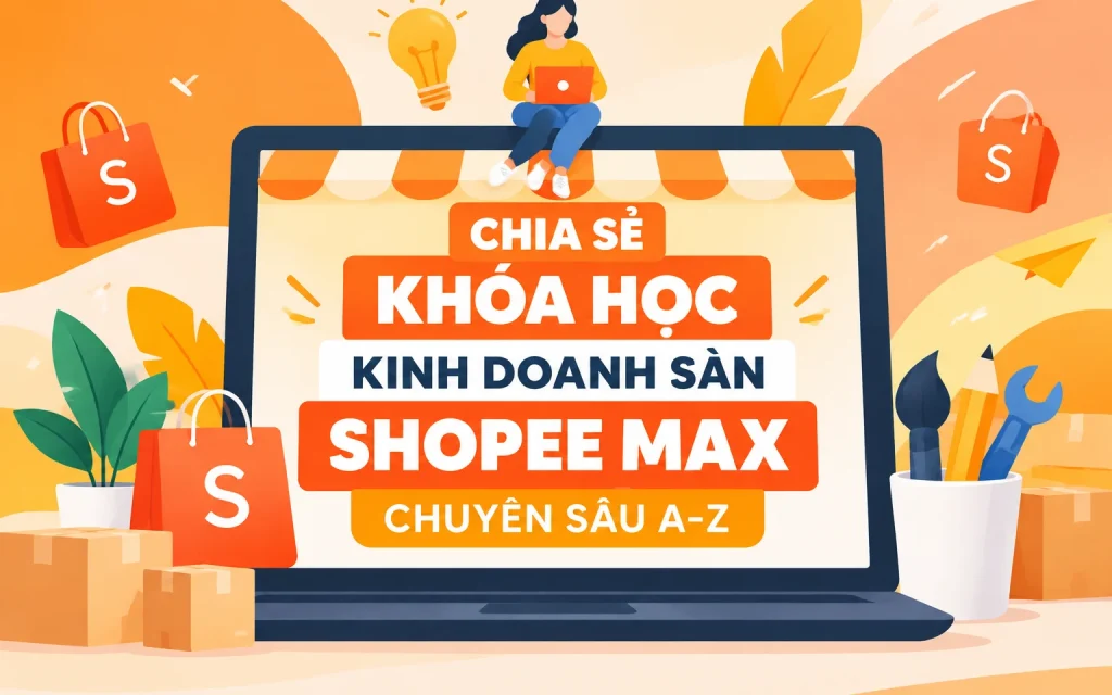 Khóa Học Kinh Doanh Sàn Shopee Max Chuyên Sâu A-Z
