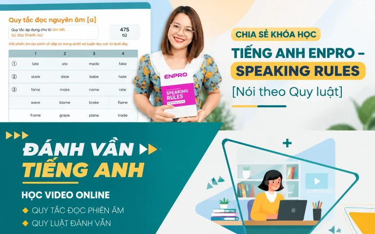 Khóa Học Tiếng Anh Enpro – Speaking Rules [Nói Theo Quy luật]