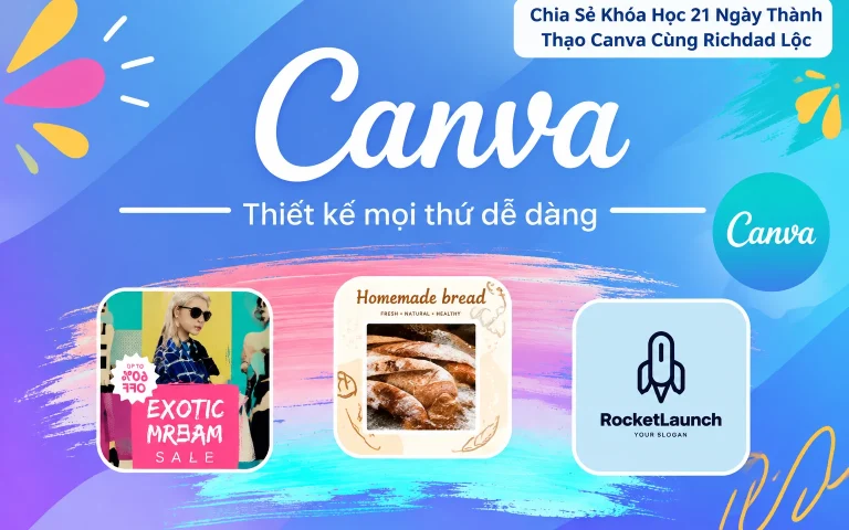 Khóa Học 21 Ngày Thành Thạo Canva Cùng Richdad Lộc