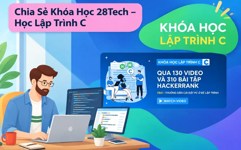 Khóa Học 28Tech – Học Lập Trình C