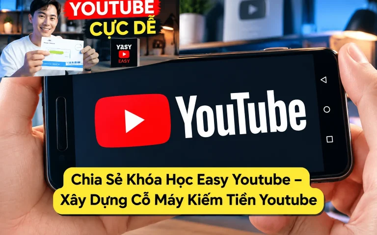 Khóa Học Easy Youtube – Xây Dựng Cỗ Máy Kiếm Tiền Youtube