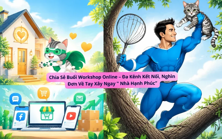 Buổi Workshop Online – Đa Kênh Kết Nối, Nghìn Đơn Về Tay Xây Ngay ” Nhà Hạnh Phúc”
