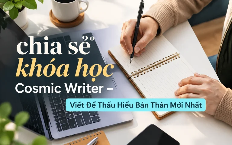 Khóa Học Cosmic Writer – Viết Để Thấu Hiểu Bản Thân Mới Nhất