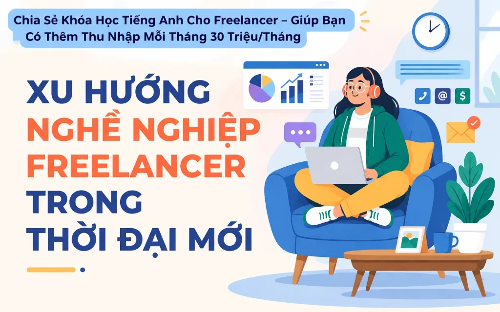 Khóa Học Tiếng Anh Cho Freelancer – Giúp Bạn Có Thêm Thu Nhập Mỗi Tháng 30 Triệu/Tháng