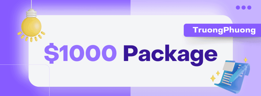 $1000 Package (Trọn Bộ) Hành trình của mình để đi từ 0 đến 20 triệu/ tháng sau 6 tháng nhờ Ecommerce Copywriting