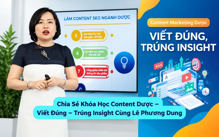 Khóa Học Content Dược – Viết Đúng – Trúng Insight Cùng Lê Phương Dung