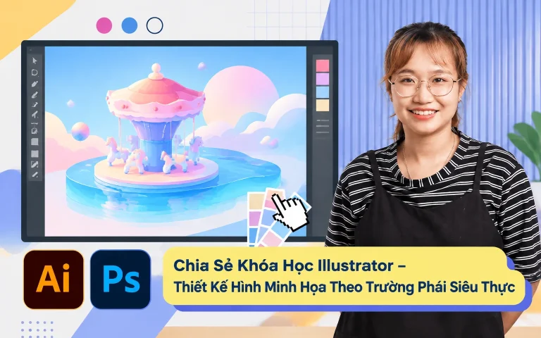 Khóa Học Illustrator – Thiết Kế Hình Minh Họa Theo Trường Phái Siêu Thực