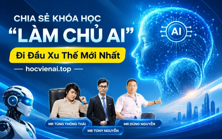 Khóa Học Làm Chủ AI Đi Đầu Xu Thế Mới Nhất – hocvienai.top