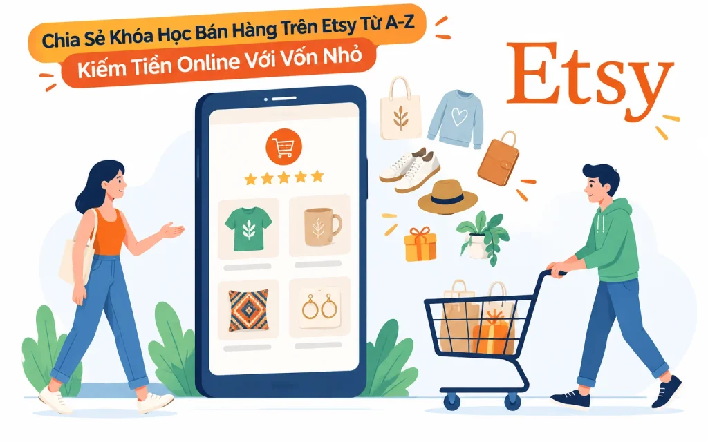 Khóa Học Bán Hàng Trên Etsy Từ A-Z Kiếm Tiền Online Với Vốn Nhỏ