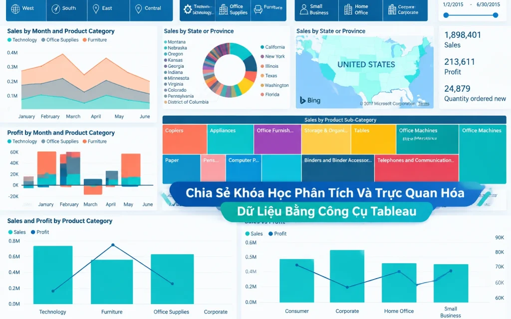 Khóa Học Phân Tích Và Trực Quan Hóa Dữ Liệu Bằng Công Cụ Tableau