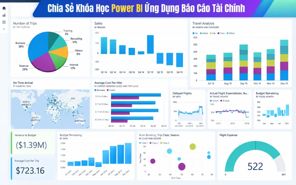 Khóa Học Power BI Ứng Dụng Báo Cáo Tài Chính