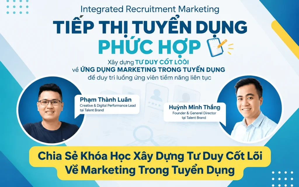 Khóa Học Xây Dựng Tư Duy Cốt Lõi Về Marketing Trong Tuyển Dụng