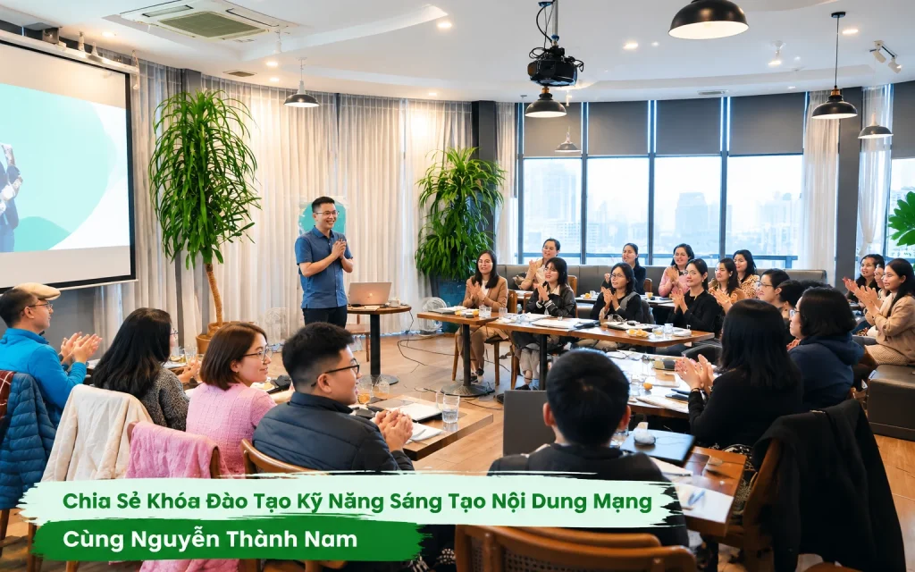 Khóa Đào Tạo Kỹ Năng Sáng Tạo Nội Dung Mạng Cùng Nguyễn Thành Nam