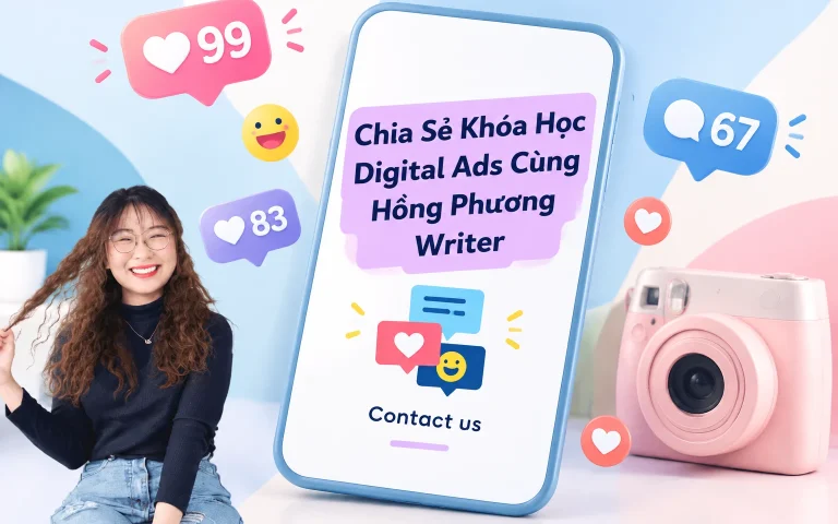 Khóa Học Digital Ads Cùng Hồng Phương Writer