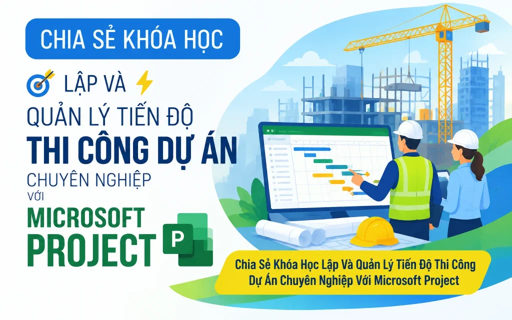 Khóa Học Lập Và Quản Lý Tiến Độ Thi Công Dự Án Chuyên Nghiệp Với Microsoft Project