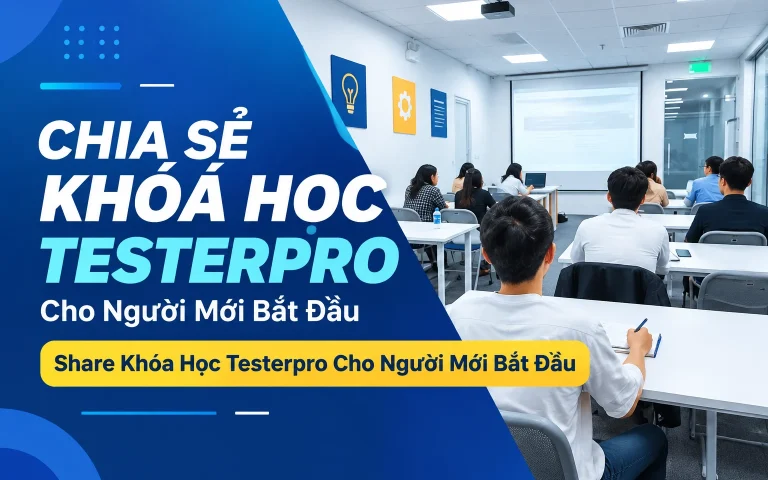 Khóa Học Testerpro Cho Người Mới Bắt Đầu