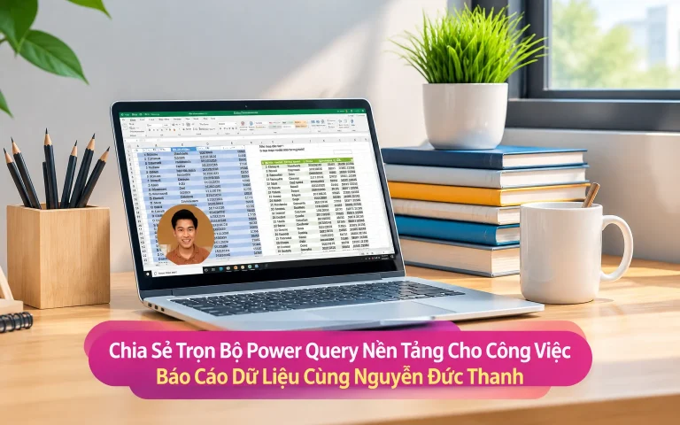 Trọn Bộ Power Query Nền Tảng Cho Công Việc Báo Cáo Dữ Liệu Cùng Nguyễn Đức Thanh