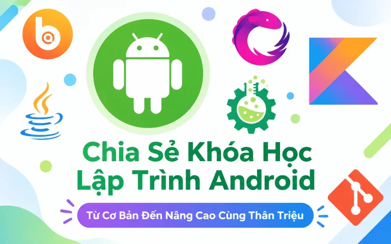 Khóa Học Lập Trình Android Từ Cơ Bản Đến Nâng Cao Cùng Thân Triệu
