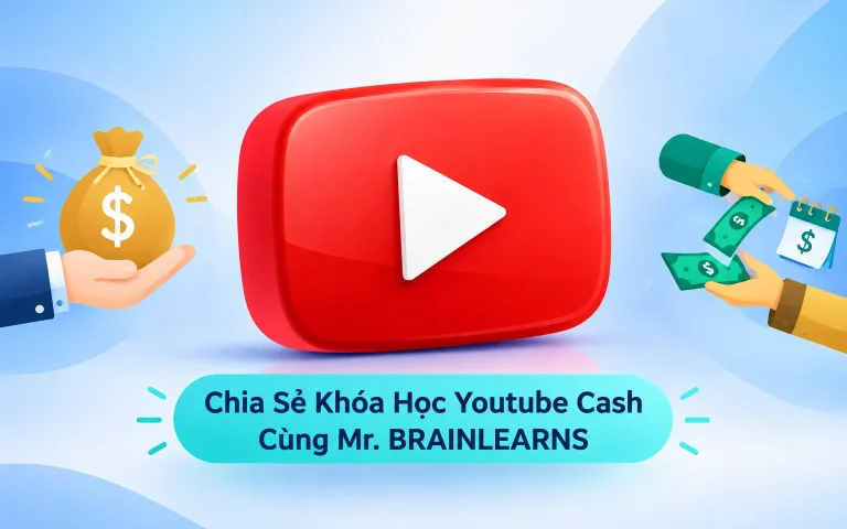 Khóa Học Youtube Cash Cùng Mr. BRAINLEARNS
