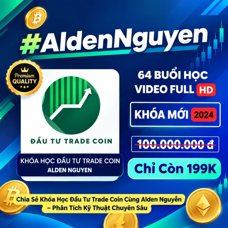Khóa Học Đầu Tư Trade Coin Cùng Alden Nguyễn – Phân Tích Kỹ Thuật Chuyên Sâu